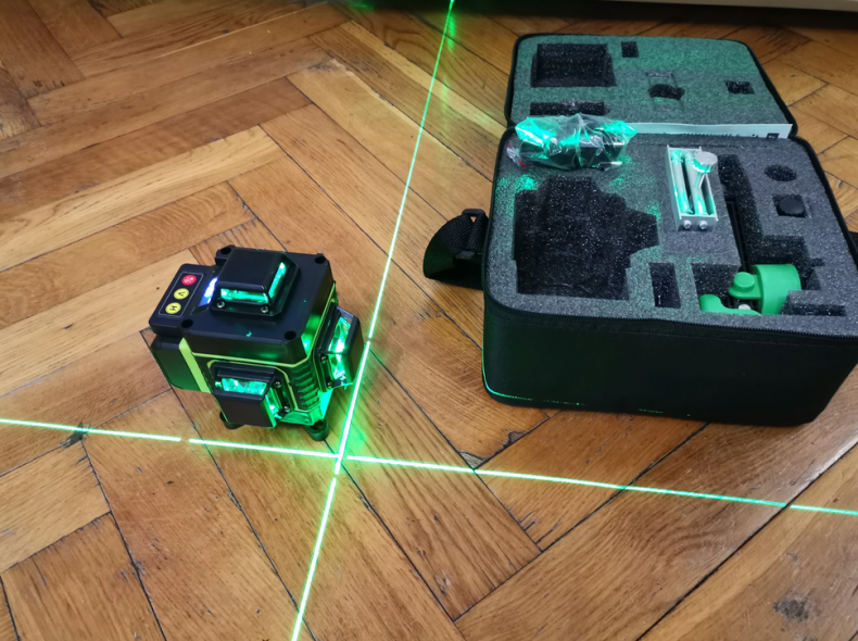 28908 16x Laser Wasserwage mit Remote