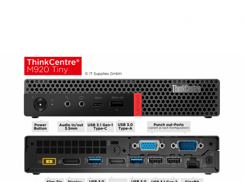 28955 Desktop PC ThinkCentre m920q