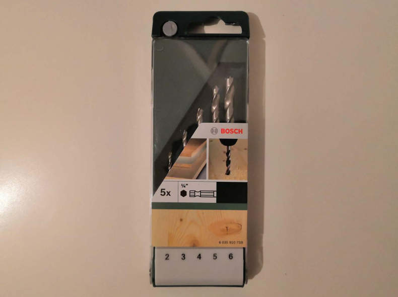 29735 Holzbohrer-Set mit Sechskantschaft