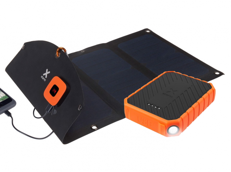 33059 USB Solar-Ladegerät mit Powerbank
